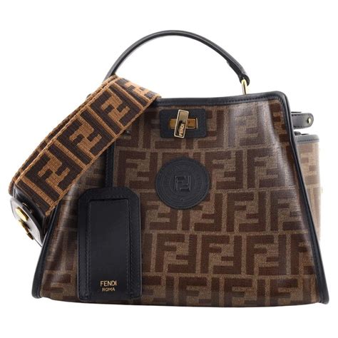 fendi defender oochiali|Peekaboo defender leather satchel Fendi Brown in Leather.